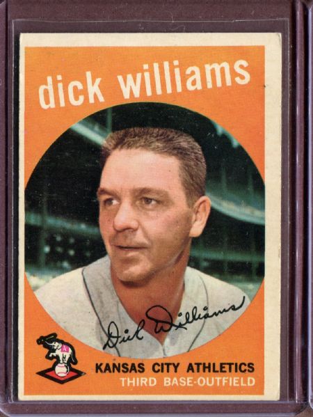 1959 Topps 292 Dick Williams EX #D4710