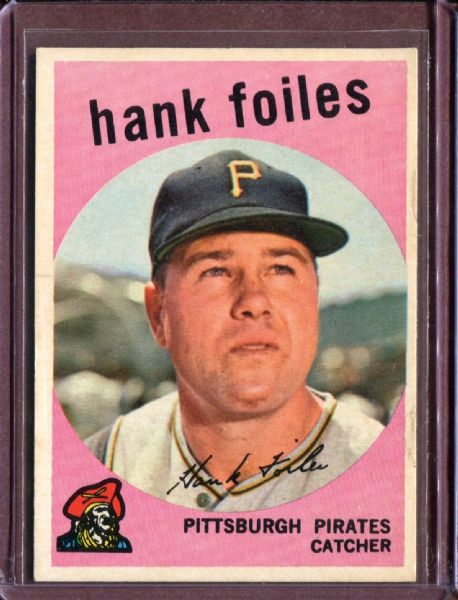 1959 Topps 294 Hank Foiles EX #D4712