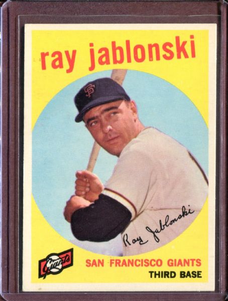 1959 Topps 342 Ray Jablonski EX #D4735