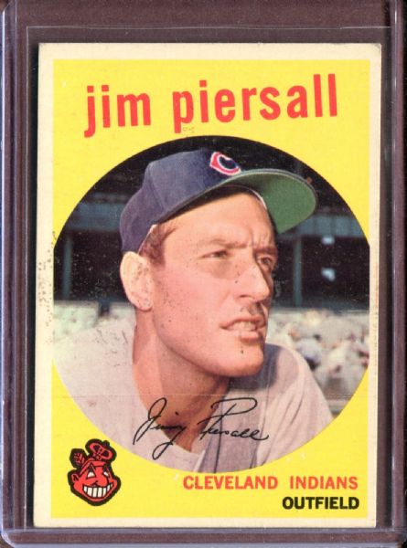 1959 Topps 355 Jimmy Piersall EX #D4744