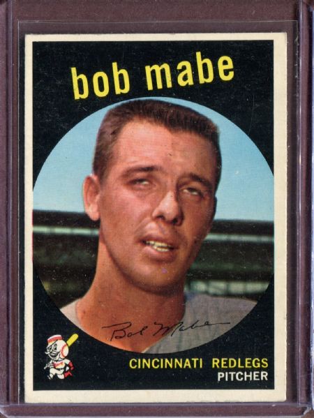 1959 Topps 356 Bob Mabe RC EX #D4746