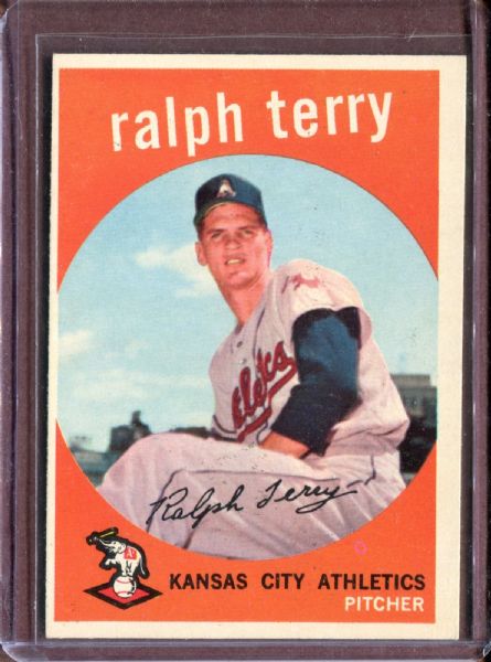 1959 Topps 358 Ralph Terry EX #D4750