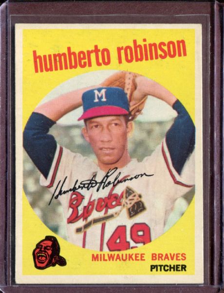 1959 Topps 366 Humberto Robinson EX #D4755