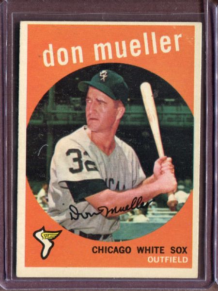 1959 Topps 368 Don Mueller EX #D4758