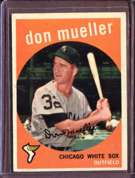 1959 Topps 368 Don Mueller EX #D4759