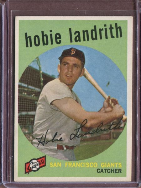 1959 Topps 422 Hobie Landrith EX #D4769