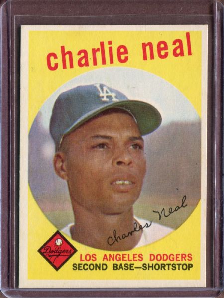 1959 Topps 427 Charlie Neal EX #D4770