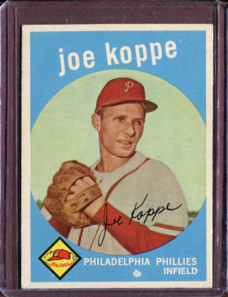 1959 Topps 517 Joe Koppe RC EX #D4797