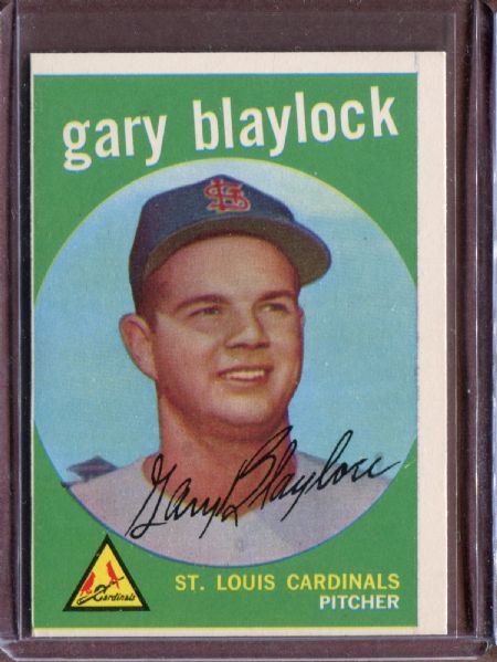 1959 Topps 539 Gary Blaylock RC EX #D4806