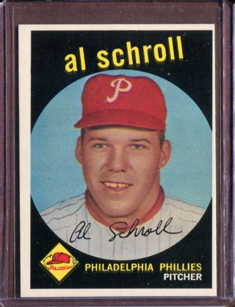 1959 Topps 546 Al Schroll EX #D4808