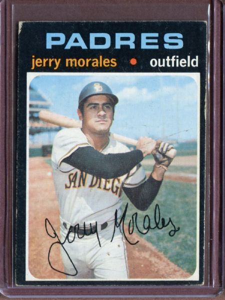 1971 Topps 696 Jerry Morales VG-EX #D3305