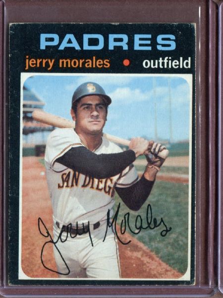 1971 Topps 696 Jerry Morales VG-EX #D3306