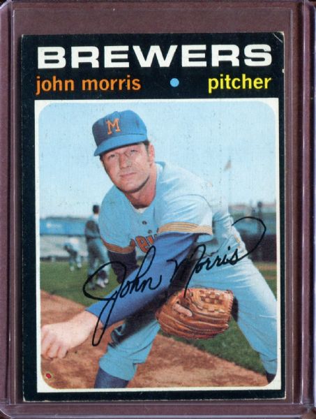 1971 Topps 721 John Morris VG-EX #D3326