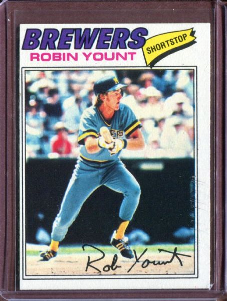 1977 Topps 635 Robin Yount VG-EX #D3512
