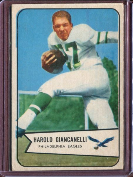 1954 Bowman 33 Harold Giancanelli RC VG-EX #D3536