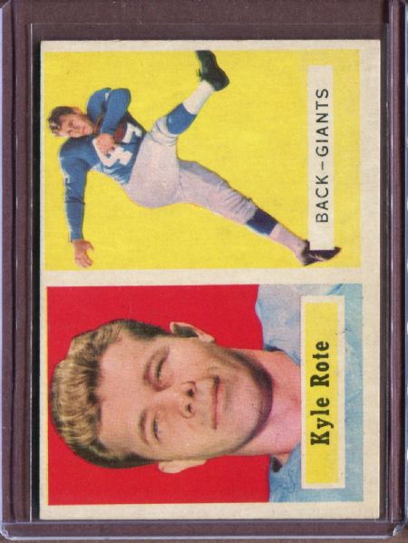 1957 Topps 59 Kyle Rote VG-EX #D3587