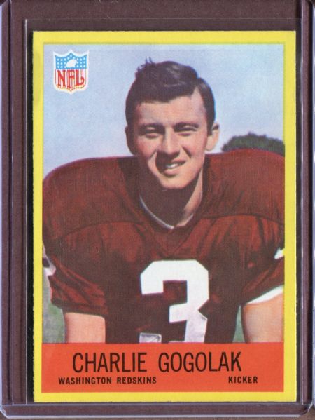 1967 Philadelphia 182 Charlie Gogolak VG-EX #D3593