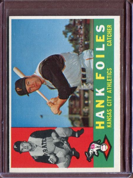 1960 Topps 77 Hank Foiles EX #D4902