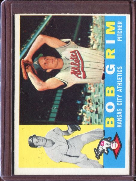 1960 Topps 78 Bob Grim EX #D4903