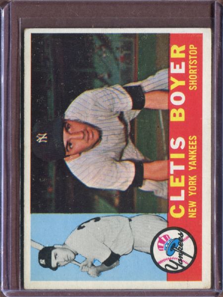 1960 Topps 109 Clete Boyer EX #D4937