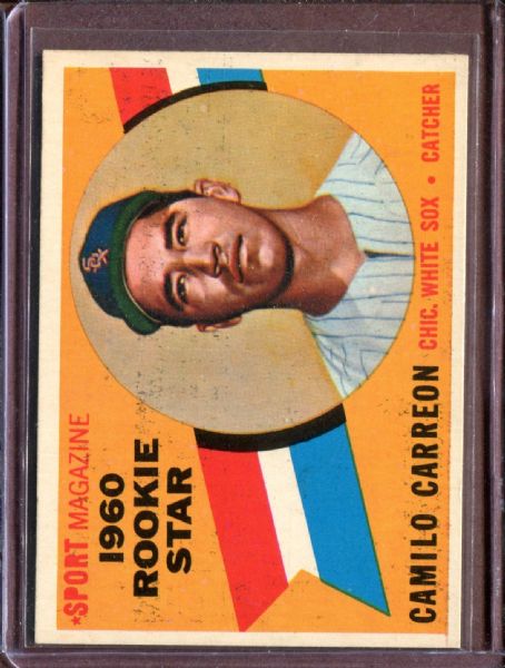 1960 Topps 121 Camilo Carreon RS RC EX #D4963