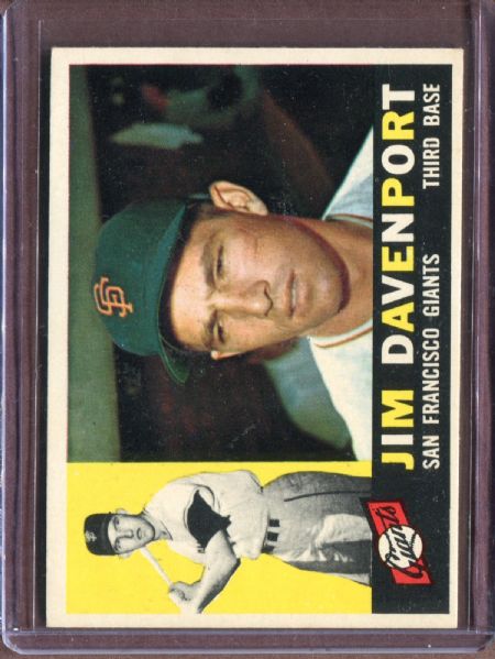 1960 Topps 154 Jim Davenport EX #D5027