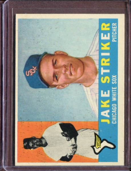 1960 Topps 169 Jake Striker RC EX #D5071