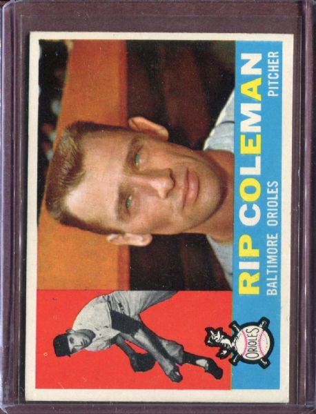 1960 Topps 179 Rip Coleman EX #D5096
