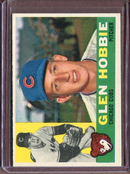 1960 Topps 182 Glen Hobbie EX #D5105