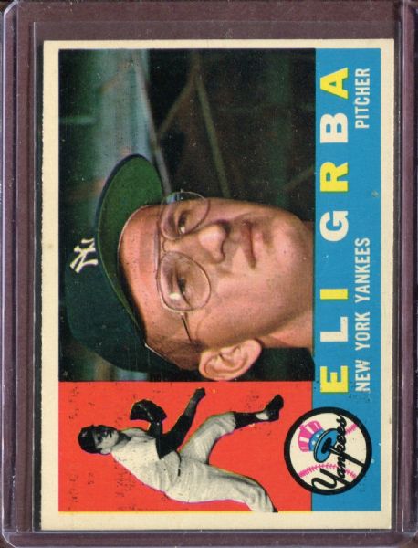 1960 Topps 183 Eli Grba RC EX #D5108