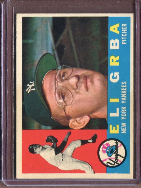 1960 Topps 183 Eli Grba RC EX #D5111