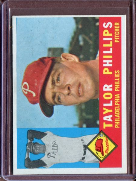 1960 Topps 211 Taylor Phillips EX #D5164