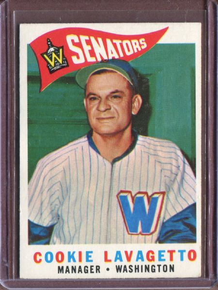1960 Topps 221 Cookie Lavagetto MG EX #D5178