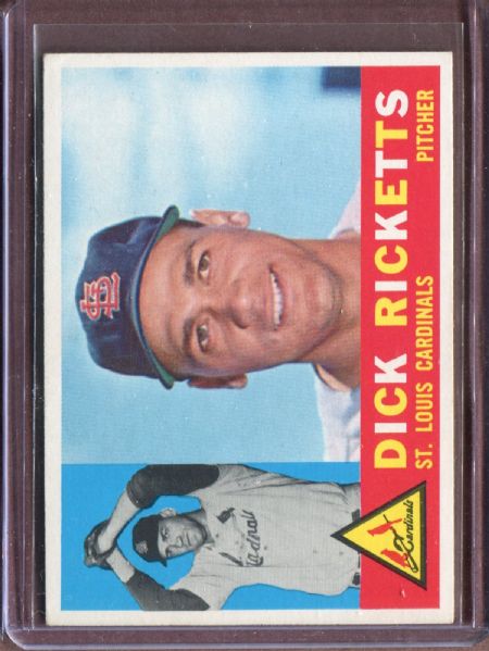1960 Topps 236 Dick Ricketts EX #D5207