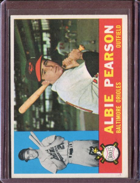 1960 Topps 241 Albie Pearson EX #D5223