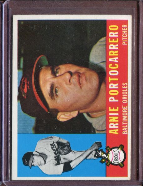 1960 Topps 254 Arnie Portocarrero EX #D5251