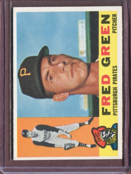 1960 Topps 272 Fred Green RC EX #D5286