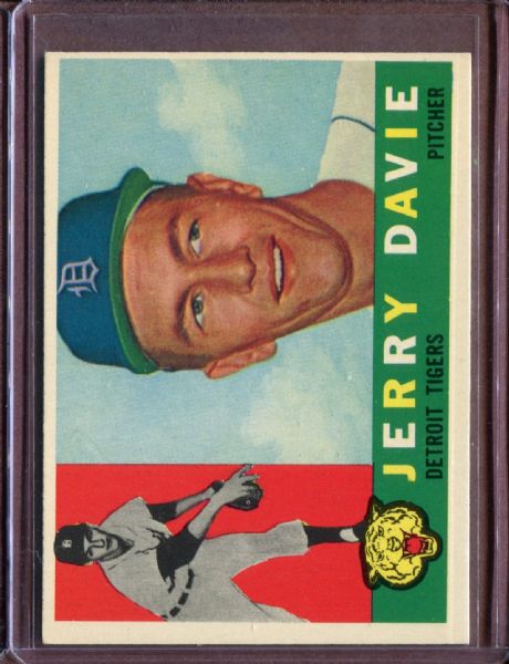 1960 Topps 301 Jerry Davie EX #D5329