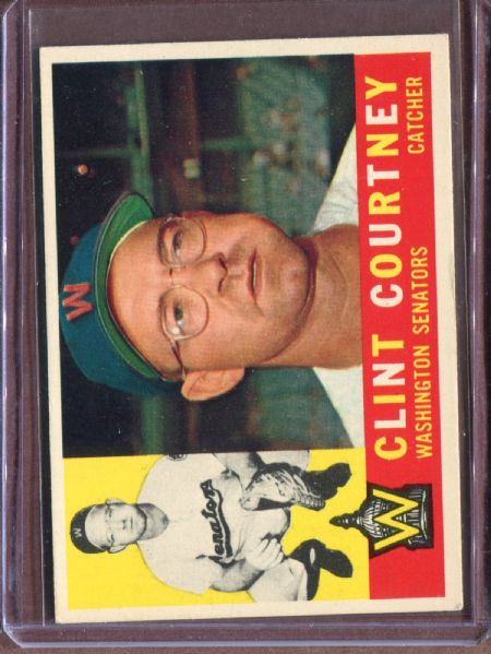 1960 Topps 344 Clint Courtney EX #D5381
