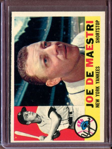 1960 Topps 358 Joe DeMaestri EX #D5404