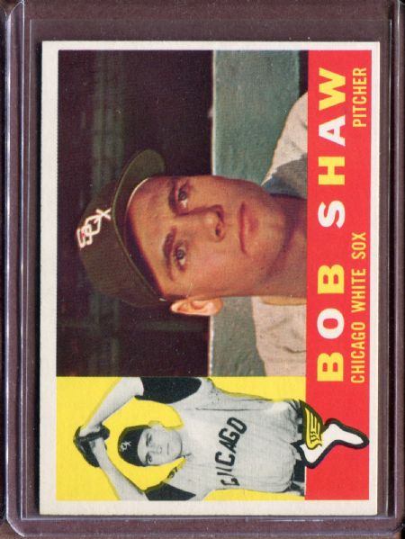 1960 Topps 380A Bob Shaw White Back EX #D5434