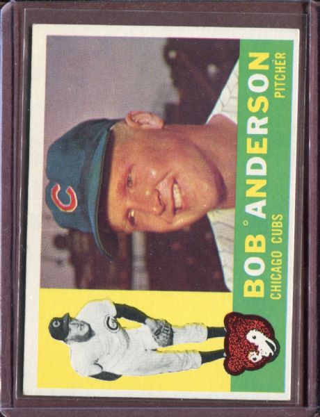 1960 Topps 412A Bob Anderson White Back EX #D5469