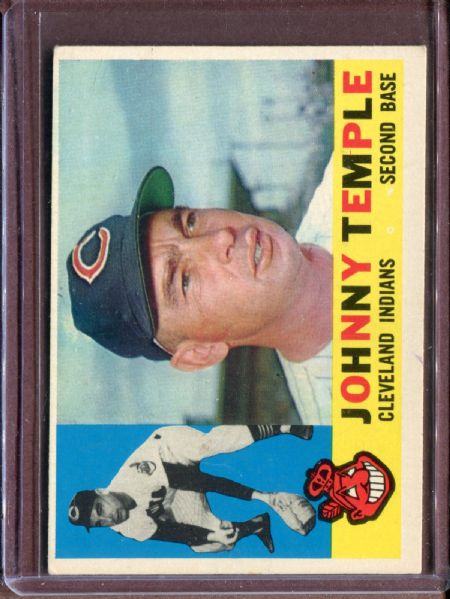 1960 Topps 500 Johnny Temple  EX #D5590