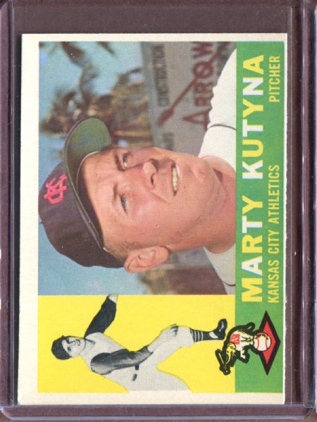 1960 Topps 516 Marty Kutyna RC  EX #D5610