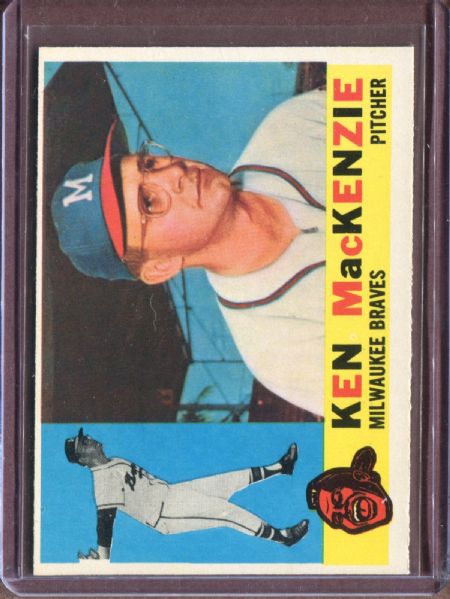 1960 Topps 534 Ken MacKenzie RC  EX #D5622