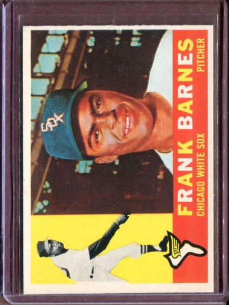1960 Topps 538 Frank Barnes RC  EX #D5626