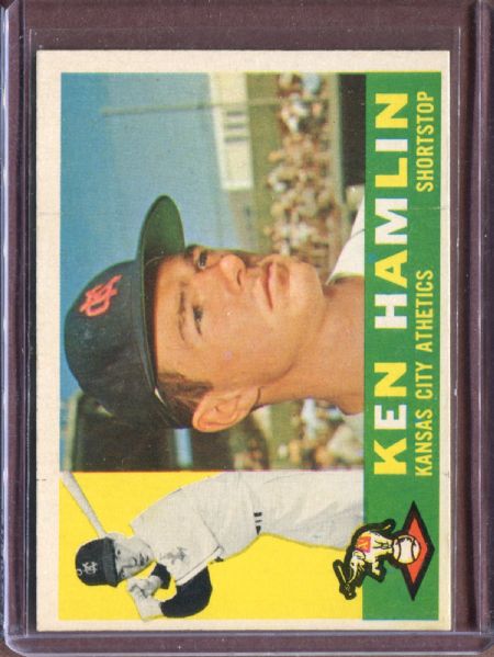 1960 Topps 542 Ken Hamlin RC  EX #D5633