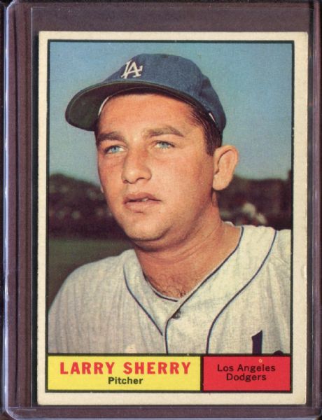 1961 Topps 412 Larry Sherry EX #D5767