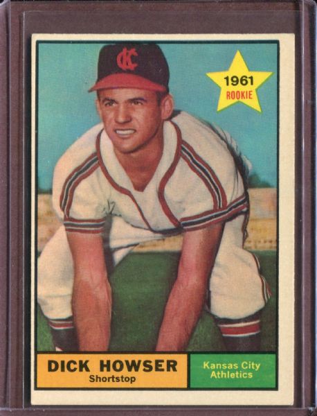 1961 Topps 416 Dick Howser RC EX #D5774