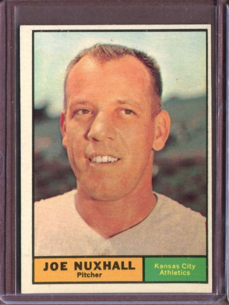 1961 Topps 444 Joe Nuxhall EX #D5802